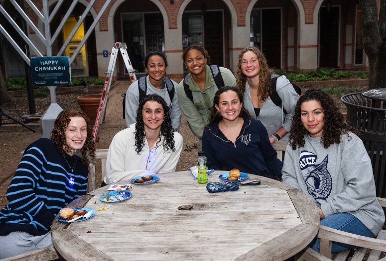 Hanukkah with Chabad at Rice University 2023