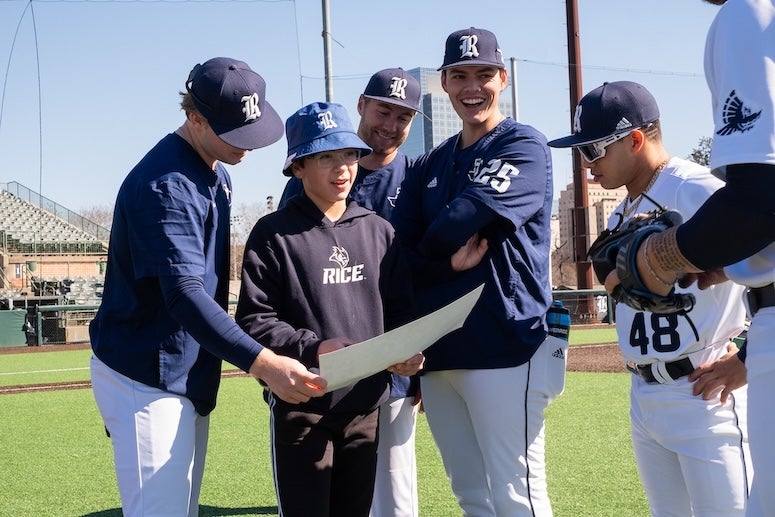 The Rice baseball team held its annual Fan Fest Jan. 28, inviting Owls supporters to meet the squad before the season begins.