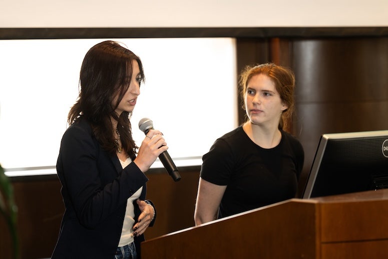 The Fondren Fellows program at Rice University hosted its annual Fondren Fellows Showcase event April 15, where Rice students showcased their inquiry-based projects through lightning talks at the Kyle Morrow Room.
