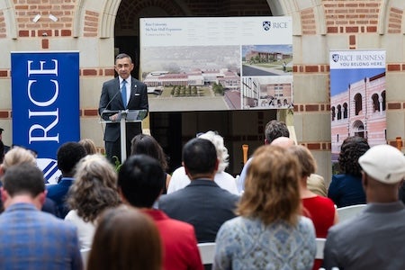 Rice University begins construction on new business school building, reveals architectural design | Rice News | News and Media Relations