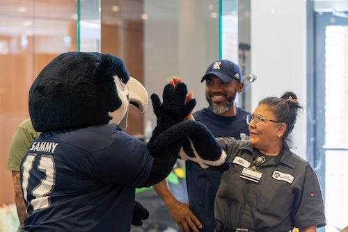 Sammy and staff