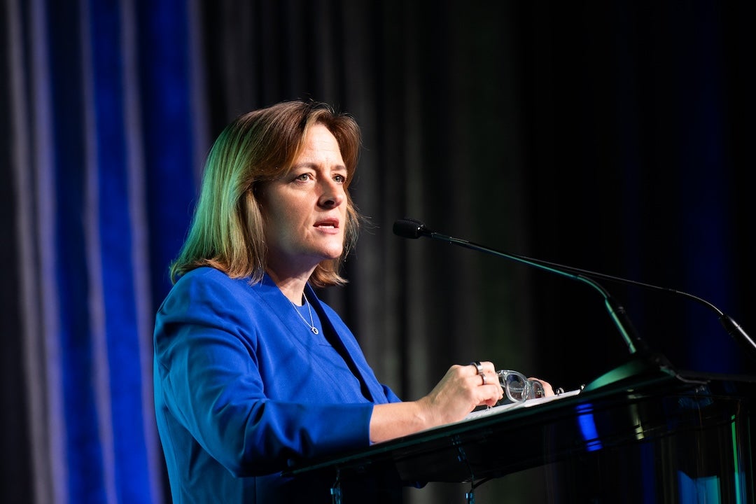 Amy Dittmar speaks at 2024 Kinder Institute Annual Luncheon