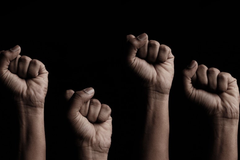 Black nationalism stock image