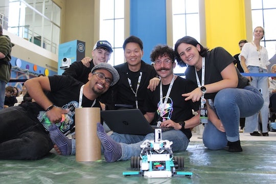 ISU robotics competition participants at the 2023 event