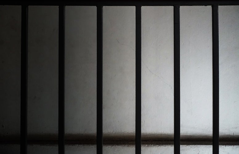 Picture of jail cell.