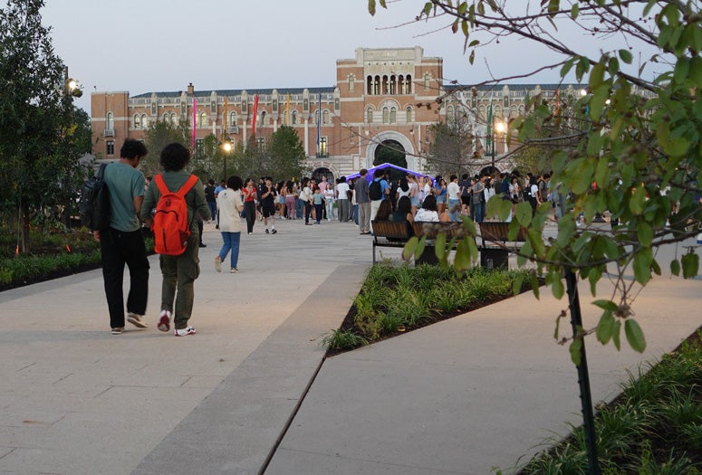 Quad student celebration