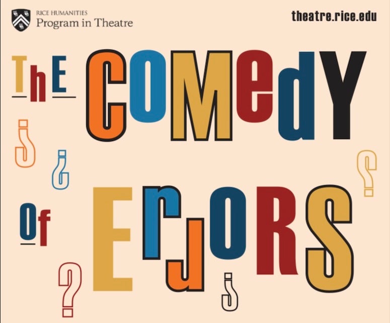 Theatre program "The Comedy of Errors"