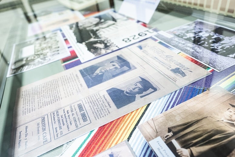 Hispanic Heritage exhibit in Fondren Library