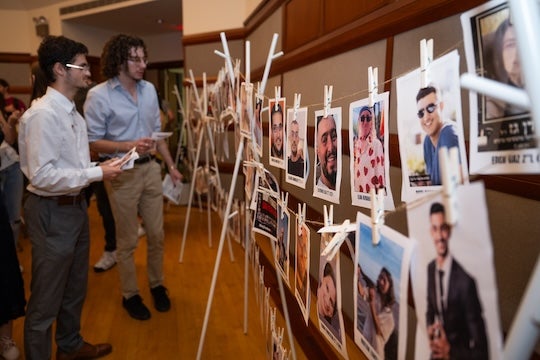 Rice Chabad event remembering Oct. 7 massacre victims