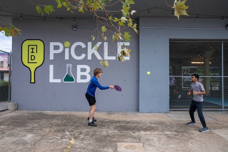 The Ion District, Houston’s hub for innovation, now has its very own pickleball experience with the newly-opened Pickle Lab.