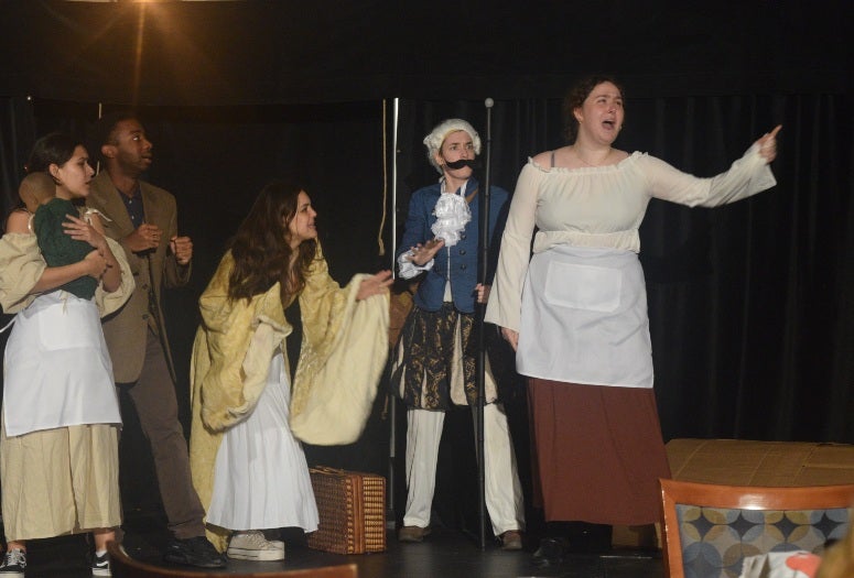 Into the Woods dress rehearsal
