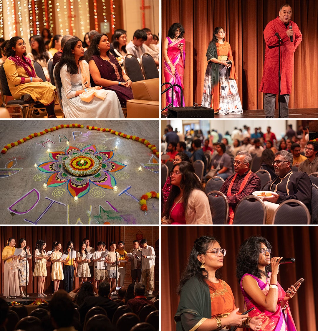Diwali celebration at Rice