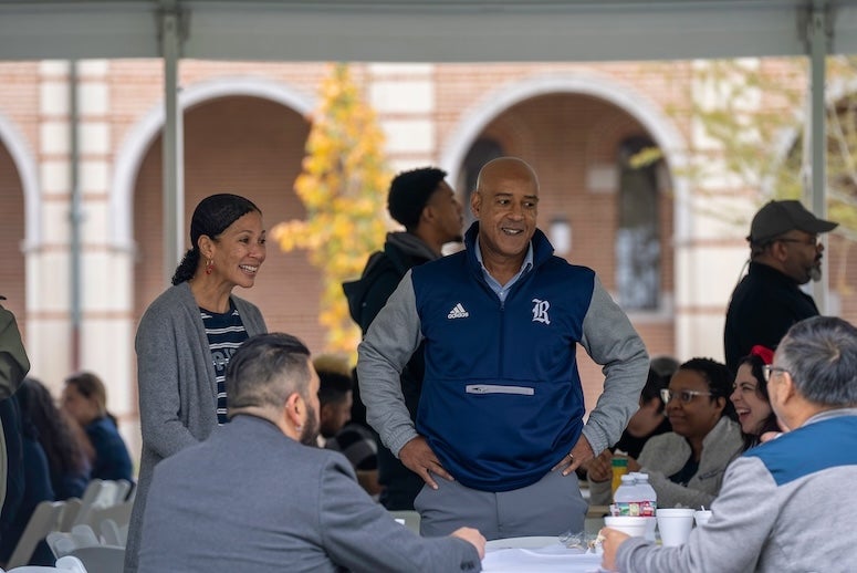 The holiday season is fully underway at Rice University as President Reginald DesRoches and his wife Paula Gilmer DesRoches hosted the annual staff holiday celebration on campus Dec. 13.