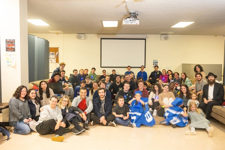 Chabad at Rice University welcomed members of the Rice community to a celebration of the beginning of Hanukkah Dec. 8.