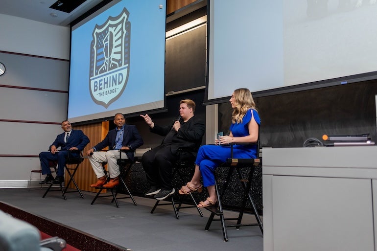 Behind the Badge panel discussion