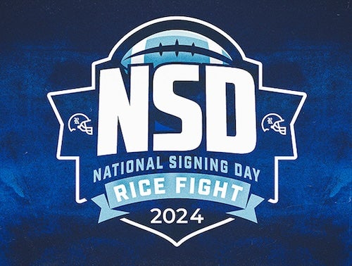 Rice Football National Signing Day graphic