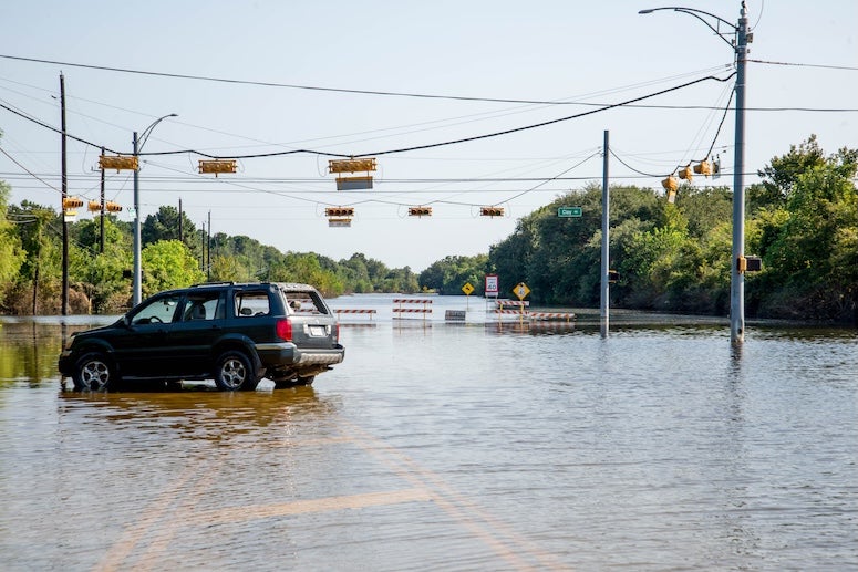stock image of flood