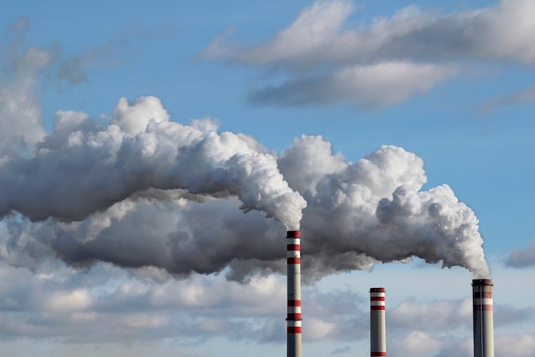 stock photo of industrial pollution
