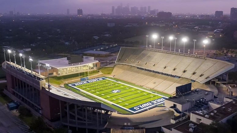 Rice Athletics announced today that it will partner with Independent Sports and Entertainment to identify a potential naming rights partner for Rice Stadium, the iconic home of Rice Football and countless other major sporting and entertainment events over the past eight decades.