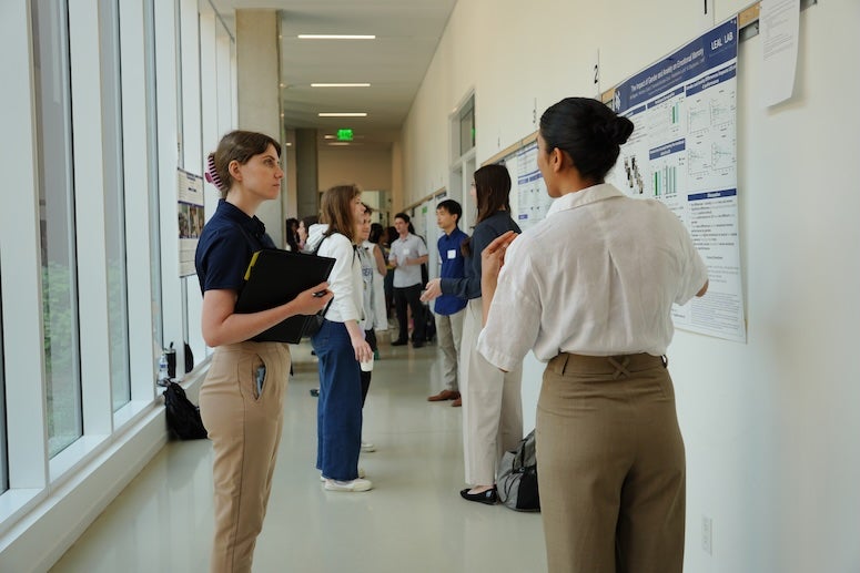 Rice undergraduates at the 2025 Social Sciences Undergraduate Research and Creative Symposium