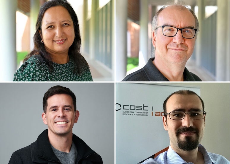 Collage of researchers