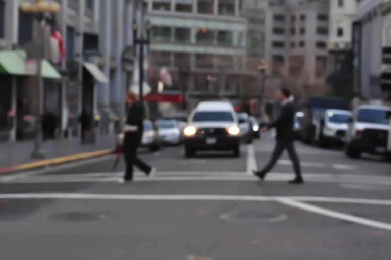 Researchers studied how people with age-related macular degeneration estimate the arrival time of approaching vehicles