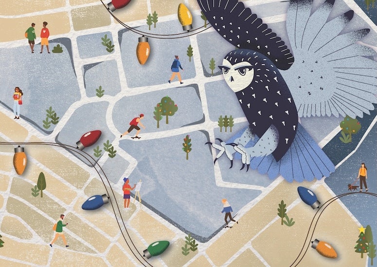 Rice University junior Jolina Zhao has added her creative touch to a cherished campus tradition: designing President Reginald DesRoches’ official 2025 holiday card. 