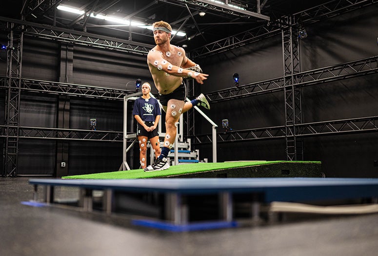 athlete in demo at CHP launch