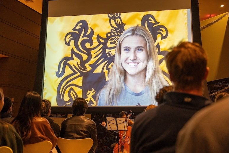Rice University gathered Jan. 11 at Wiess College to honor the life of sophomore Claire Tracy, whose unexpected death last month has deeply affected the campus community.