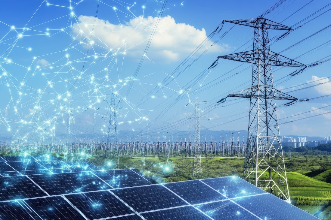 energy transition stock image