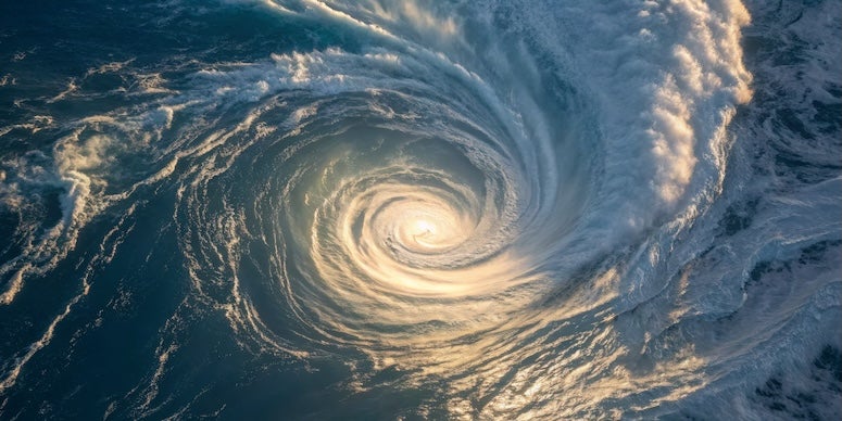 Stock photo of cyclone