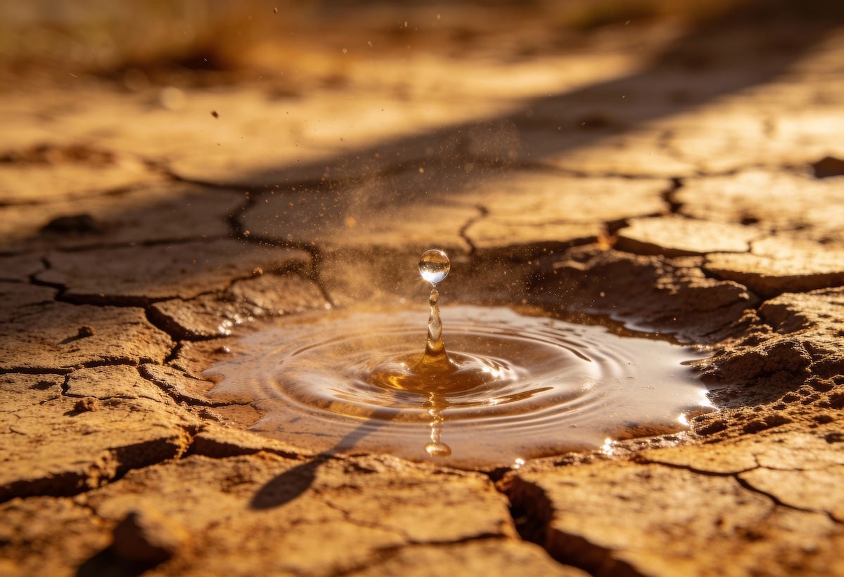 stock image water scarcity
