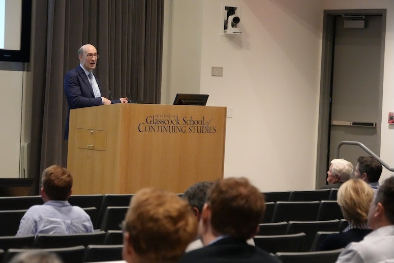 Kenneth Rogoff during the Arnold Lecture series 