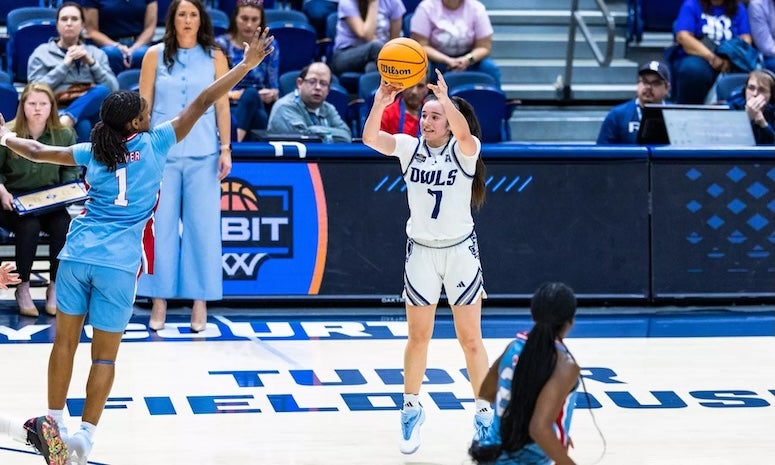 Rice women's basketball WBIT game against LA Tech 2026