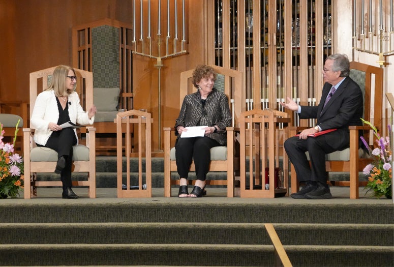 Kathleen Canning, Ruth Ben-Ghiat at Progressive Forum event
