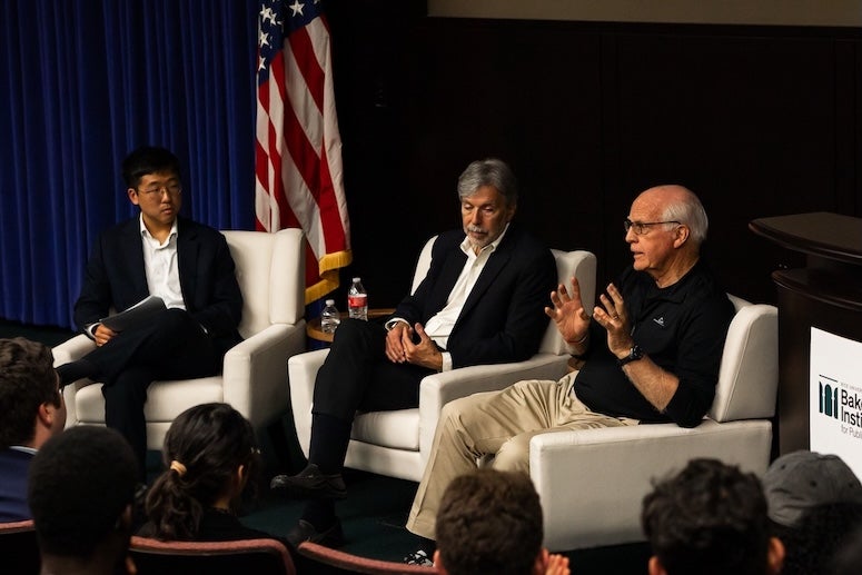 Students at Rice University had the opportunity to engage directly with former members of Congress from different political parties during a two-day campus visit that emphasized civil dialogue, public service and the role of politics in everyday life.