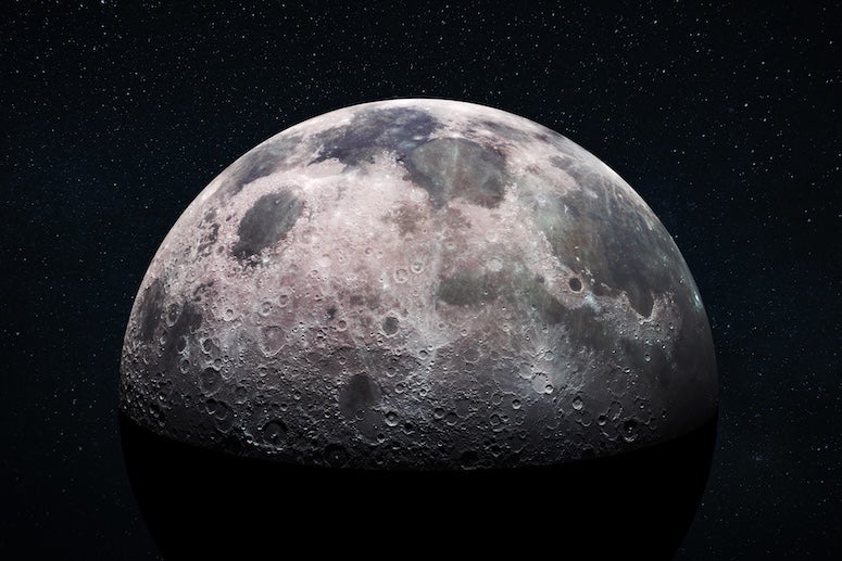 a stock image of the moon