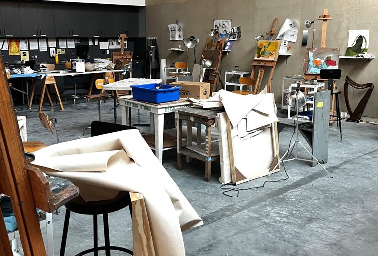 Painting studio at Rice