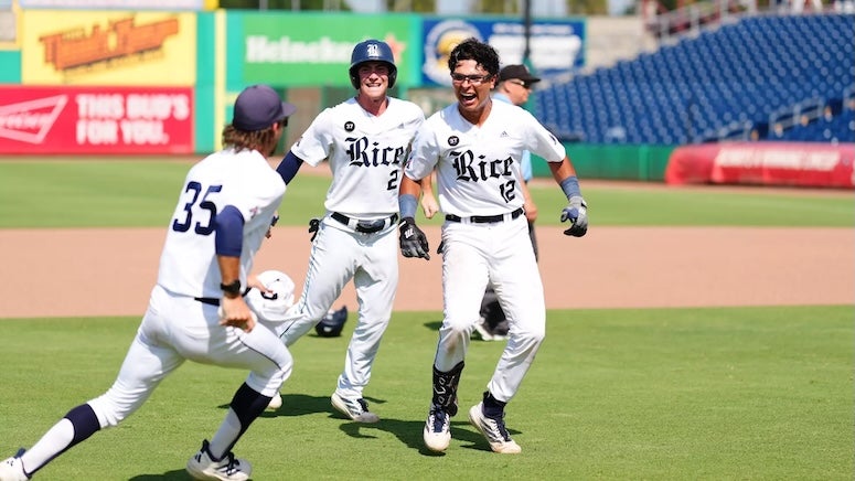 Rice baseball against Wichita State in 2026 American Conference Tournament 