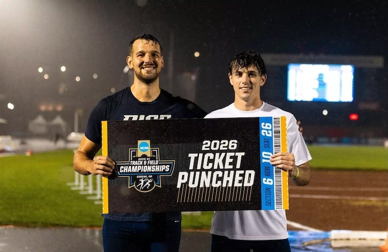 The Rice men's track and field team had a great opening day of competition at the NCAA West Prelims in Fayetteville, Ark., with Jack Greaves and Ty Hampton advancing to the championship meet.