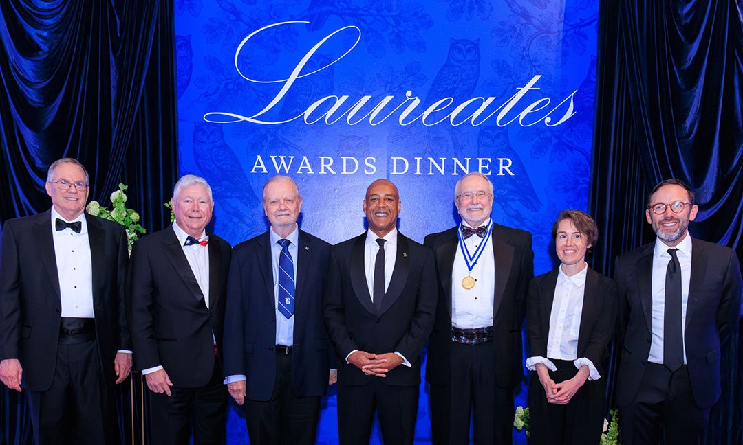 2026 Laureate winners with President Reginald DesRoches