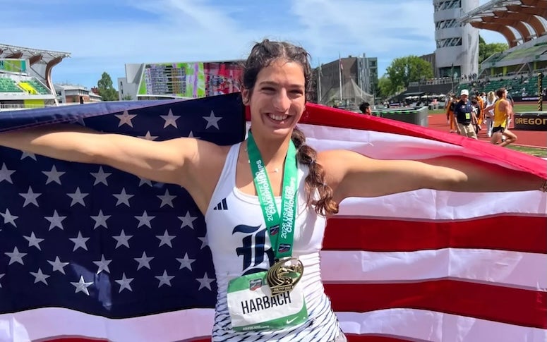 A week after Rice women's track and field saw a national champion in the javelin from senior Mckyla Van der Westhuizen, freshman Emily Harbach won the javelin at the USATF U20 national meet in Eugene, Oregon.