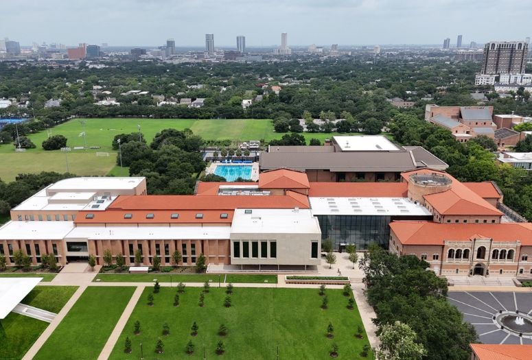 Aerial of Virani Hall