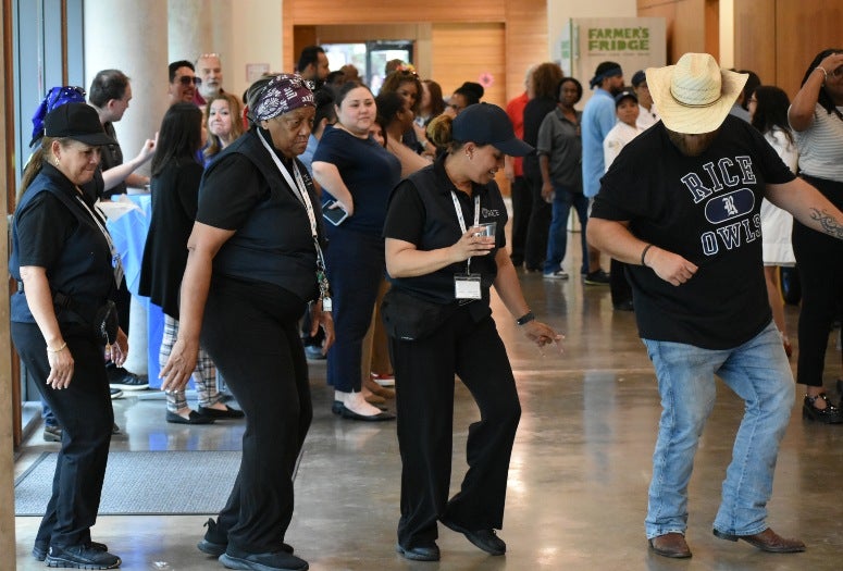 OF&S employees enjoy a summer celebration