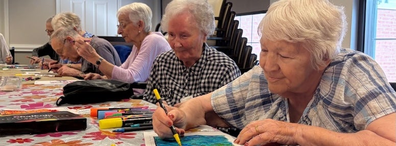 This summer, Rice University’s Susanne M. Glasscock School of Continuing Studies expanded horizons and sparked personal expression through Lifelong University, an innovative education initiative custom-designed by the school’s Center for Community Learning and Engagement for retirement community residents.