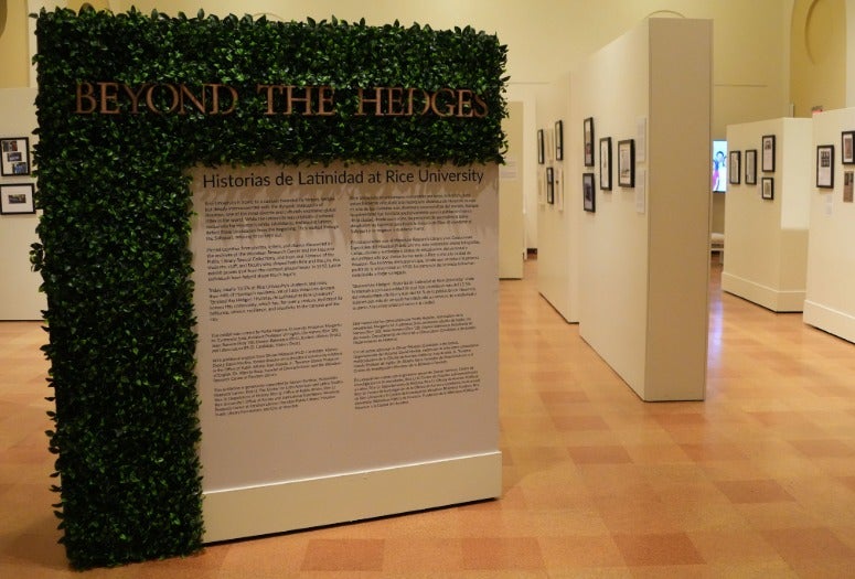 Beyond the Hedges: Historias de Latinidad at Rice University
