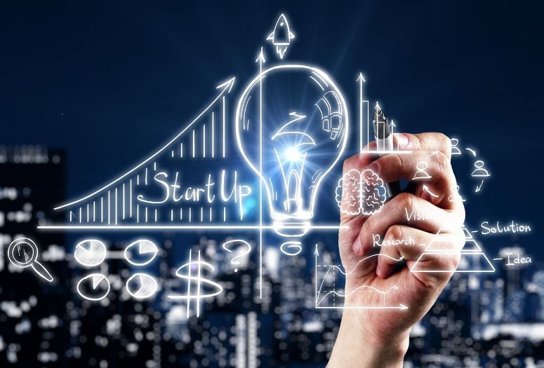 Startup funding illustration