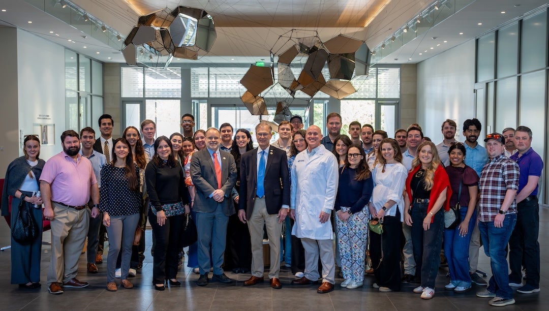 Chairman Babin and congressional delegation at Rice