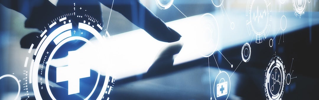 stock image depicting hand manipulating digital screen