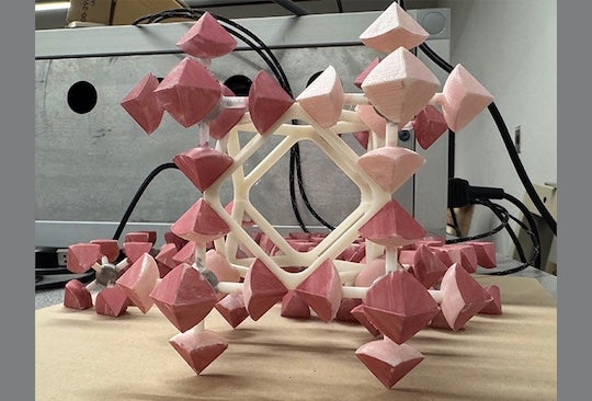 a model of a perovskite crystal